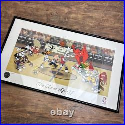 Looney Tunes The Toons Tip-Off Framed Limited Edition NBA Licensed #38/350 Rare
