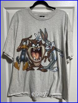 Looney Tunes Vintage 90's Rare Shirt Warner Bros Studios Size XXL