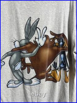 Looney Tunes Vintage 90's Rare Shirt Warner Bros Studios Size XXL