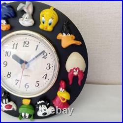 Looney Tunes Vintage Clock Bugs Bunny Road Runner Wile E Coyote Tweety etc. Rare