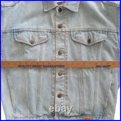 Looney Tunes Warner Bros 1998 Denim Jean Jacket 90s Vintage RARE Mens Sz S ACME