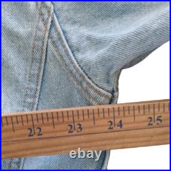 Looney Tunes Warner Bros 1998 Denim Jean Jacket 90s Vintage RARE Mens Sz S ACME