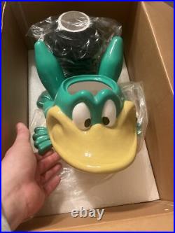 Looney Tunes Warner Bros. 1998 Michigan J. Frog Cookie Jar Rare With Box Bag New Looney Tunes Warner Bros. 1998 Michigan J. Frog Cookie Jar Rare With Box Bag New