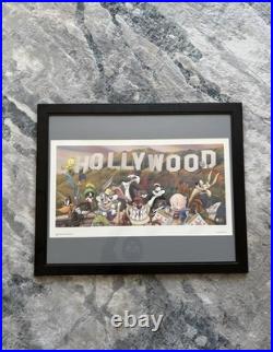Looney Tunes Warner Bros. Lithograph Toons Go To Hollywood 2010 Coa Rare