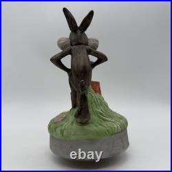 Looney Tunes Wile E. Coyote & Road Runner Ceramic Figure Music 1979 Rare VTG