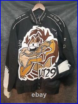Lot 29 Taz Hip Hop Tazmanian Devil XXL Jacket Acme Racing Embroidered Rare