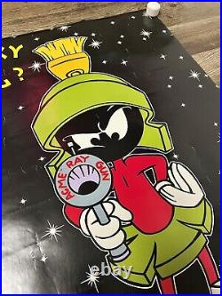 Lot (3) Vintage Marvin The Martian Posters 1990s Looney Tunes With Rare Bugs Bunny