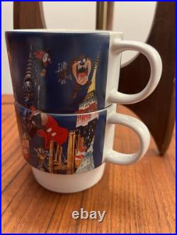 Lot 4 Rare NYC Skyline Bugs Bunny Gossamer Warner Bros Studio Store Coffee Mugs Lot 4 Rare NYC Skyline Bugs Bunny Gossamer Warner Bros Studio Store Coffee Mugs