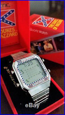 Lot Of 4 Rare Nos 1982 Dukes Of Hazzard Multi Car Chase Game Watches