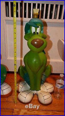 Lot of 4 Warner Bros. RARE Statues Marvin the Martian K-9 Pinky and Tweety 1998