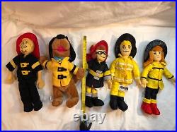 Lot of 5 Scooby-Doo Mystery Crew The Gang Fred Shaggy Daphne Velma Firemen RARE
