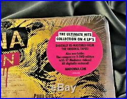 MADONNA SEALED CELEBRATION VINYL 4 x LP RECORD MINT RARE Promo Hype Sticker