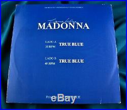 MADONNA TRUE BLUE 12'' BRAZIL PROMO LP RECORD VINYL 1986 Rare