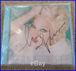 Madonna Bedtime Stories UK CD SIGNED/AUTOGRAPHED Rare REAL PROMO
