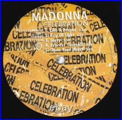Madonna Celebration (4-LP Vinyl Record) RARE HTF OOP Greatest Hits