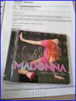 Madonna Confessions USA CD SIGNED/AUTOGRAPHED Very Rare REAL PROMO