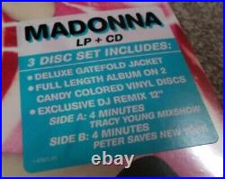 Madonna Hard Candy 2008 LP & CD & 12 Set inc. Candy Colored Vinyl SEALED RARE