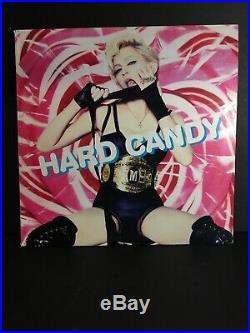 Madonna Hard Candy US 3 LP Vinyl Set Blue Pink Splatter Colored rare Record