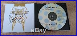 Madonna Immaculate Collection UK CD SIGNED/AUTOGRAPHED Very Rare REAL PROMO