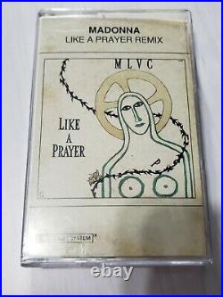 Madonna Like A Prayer REMIX PROMO MEGA RARE Cassette Tape BRAZIL SINGLE no cd lp