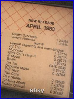 Madonna MISSPELLED PROMO CASSETTE TAPE GUIDE Warner Bros April 1983 RARE Madonna MISSPELLED PROMO CASSETTE TAPE GUIDE Warner Bros April 1983 RARE