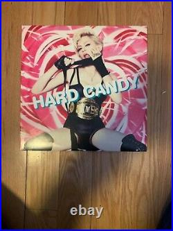 Madonna hard candy vinyl 3lp colored blue pink vinyl record set rare limited