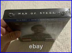 Man of Steel Target Exclusive Lenticular 3 disc Blu-ray/DVD Digibook RARE