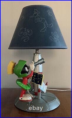 Marvin Martian Lamp & Shade Warner Bros Store Exclusive Works Rare