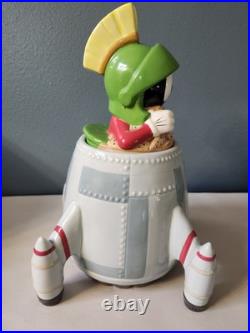 Marvin Martian Spaceship Cookie Jar 1998 In Box Rare! Vintage VTG