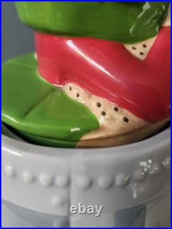 Marvin Martian Spaceship Cookie Jar 1998 In Box Rare! Vintage VTG