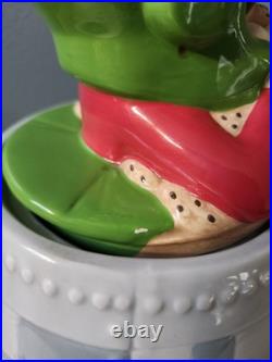 Marvin Martian Spaceship Cookie Jar 1998 In Box Rare! Vintage VTG