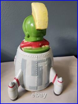 Marvin Martian Spaceship Cookie Jar 1998 In Box Rare! Vintage VTG