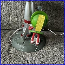 Marvin the Martian Desk Lamp & Shade Warner Bros Store Rocket Ship Tested Works