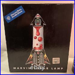 Marvin the Martian Lunar Lava Lamp Red Warner Bros Studio Store Exclusive Rare