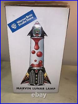 Marvin the Martian Lunar Lava Lamp Red Warner Bros Studio Store Exclusive Rare