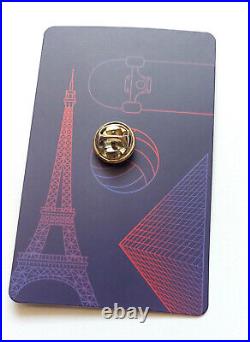 Media Pin Olympic Games Paris 2024 Max Warner Bros Discovery Excellent! Rare