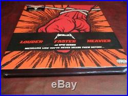 Metallica St Anger Rare Audiophile Collectors Limited Edition 45rpm 4 Lp Boxset