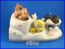 Michel & Co. Collectibles Baby Looney Tunes Bookends NEW IN BOX Rare