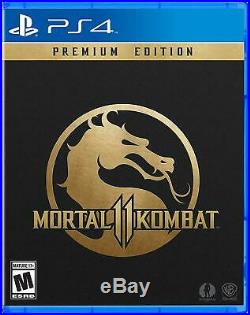 Mortal Kombat 11 Premium Edition for Playstation 4 PS4 Brand New RARE Steel Book