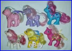 My Little Pony G1 TWICE AS FANCY baby Sugarberry RARE COMPLETE SET mail order