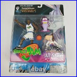 NEW Space Jam Larry Johnson With Barnyad and Bupkus All Star Action Figure RARE