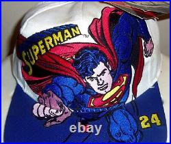 NEW VINTAGE 90's JEFF GORDON SUPERMAN RACING CHASE WARNER BROS SNAPBACK HAT RARE