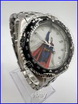 NEW WithBOX RARE Vintage 90's Fossil Superman Watch Warner Bros Limited Edition