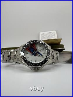 NEW WithBOX RARE Vintage 90's Fossil Superman Watch Warner Bros Limited Edition
