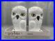 NIB_Harry_Potter_Hedwig_White_Snow_Owl_Bookend_Set_Fab_NY_Warner_Bros_RARE_FIND_01_eo