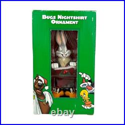 NOS Rare 1998 Bugs Bunny Nightshirt Warner Bros Looney Tunes Christmas Ornament