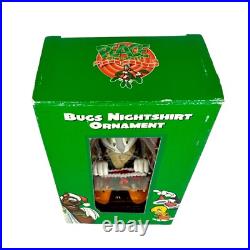 NOS Rare 1998 Bugs Bunny Nightshirt Warner Bros Looney Tunes Christmas Ornament