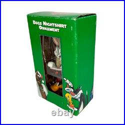 NOS Rare 1998 Bugs Bunny Nightshirt Warner Bros Looney Tunes Christmas Ornament