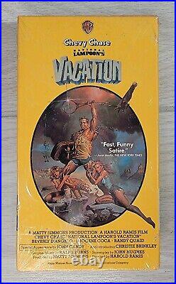 NOS Vtg Rare Sealed National Lampoon's Vacation VHS Movie Warner Bros USA Gift