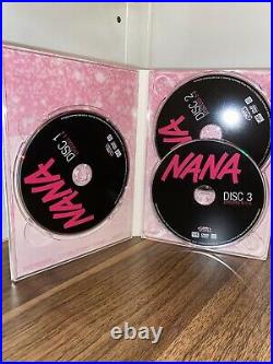 Nana Anime Box Set Vol. 1 Uncut RARE! (DVD, 2009, 3-Disc Set)